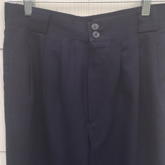 Vintage navy dress pants - Picture 2 of 7